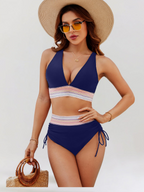 Bikini rinkinys su pilvo palaikymo sistema ir aukštu liemeniu