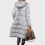 Žiema - Elegantiška ir šilta dvipusė moteriška parka