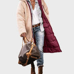 Žiema - Elegantiška ir šilta dvipusė moteriška parka