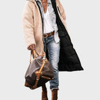 Žiema - Elegantiška ir šilta dvipusė moteriška parka