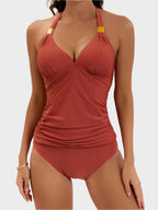 Elegantiškas Dviejų Dalių Tankini Rinkinys