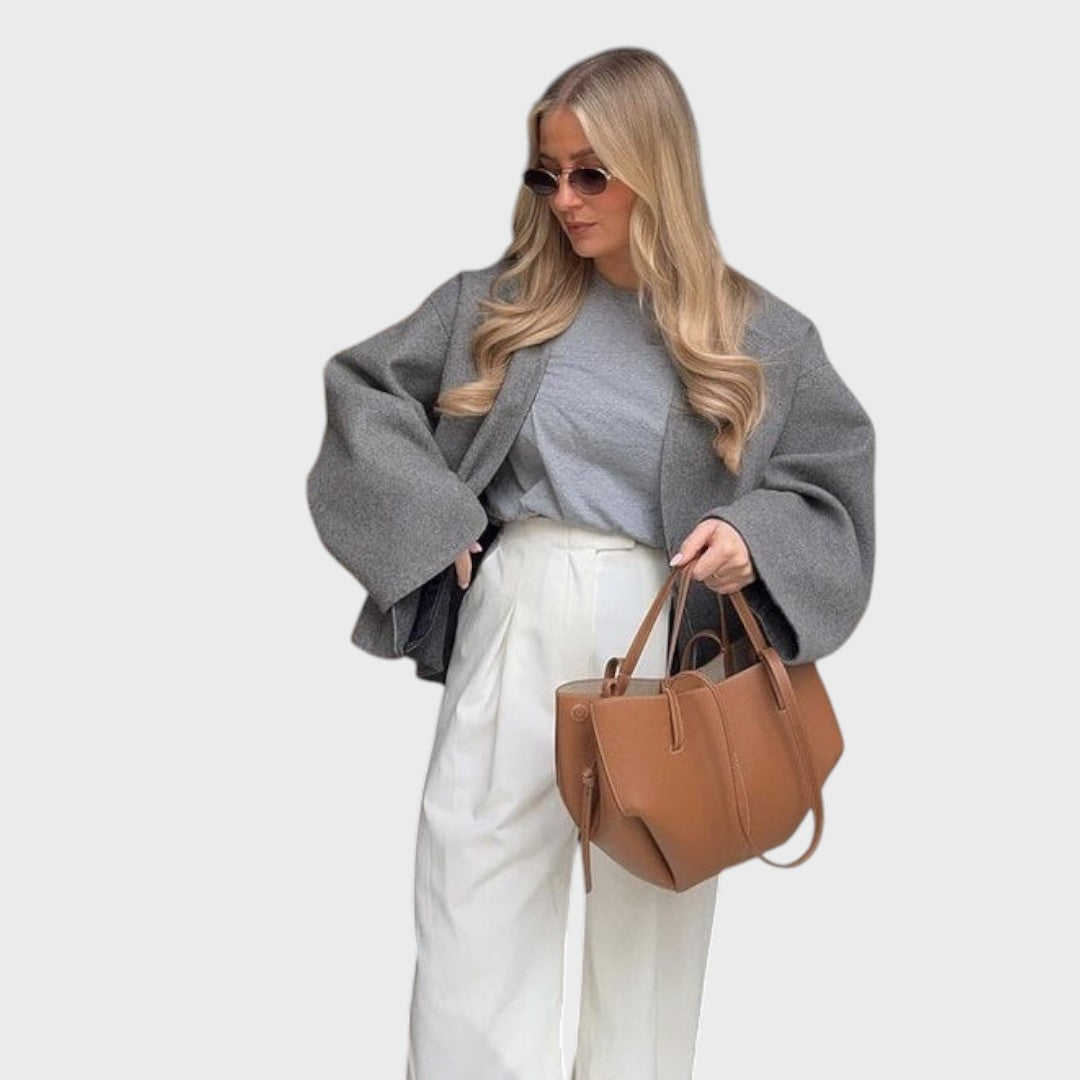 Laimė | Moteriška odinė „tote“ rankinė